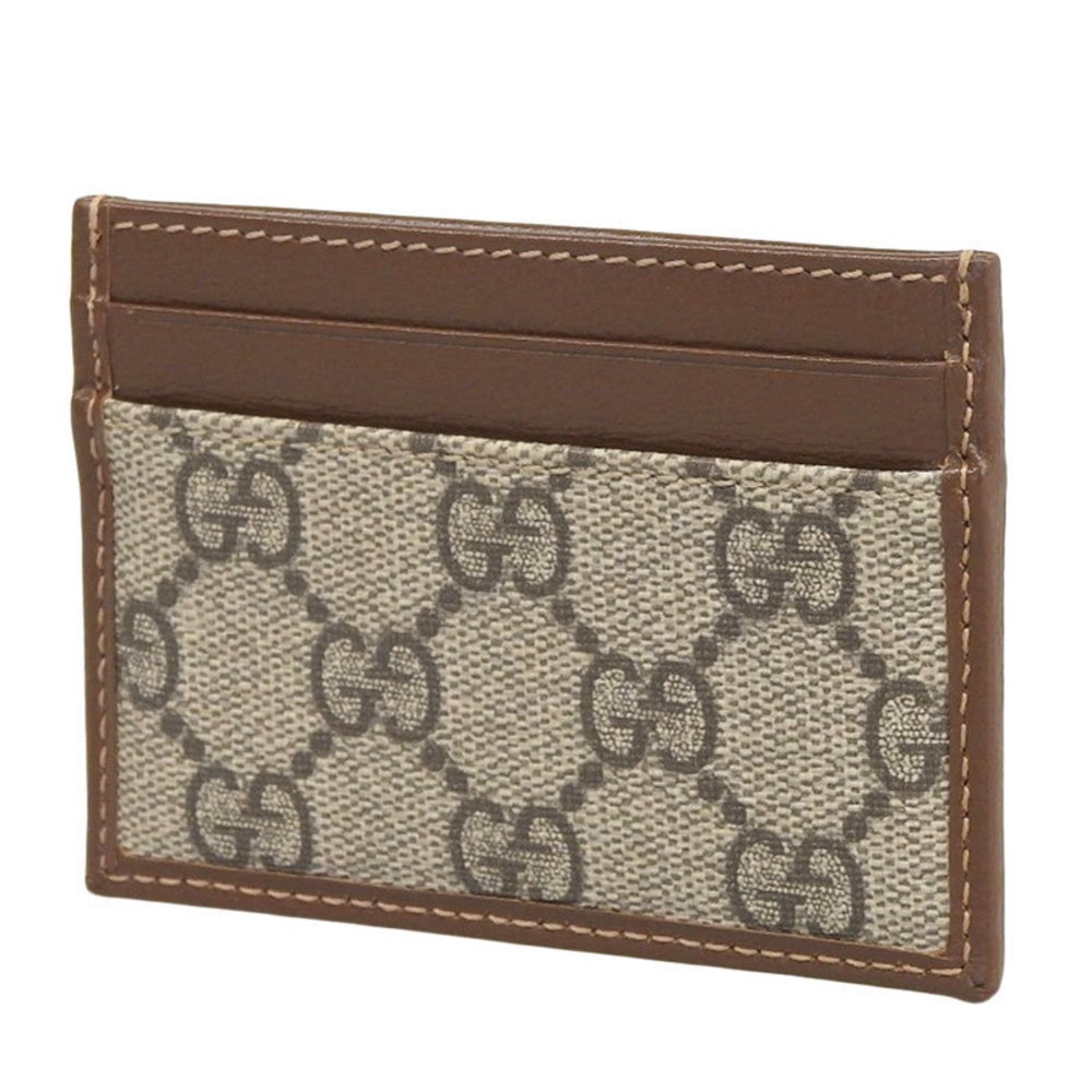 Gucci Supreme Card Interlocking Case Leather Ebon… - image 1